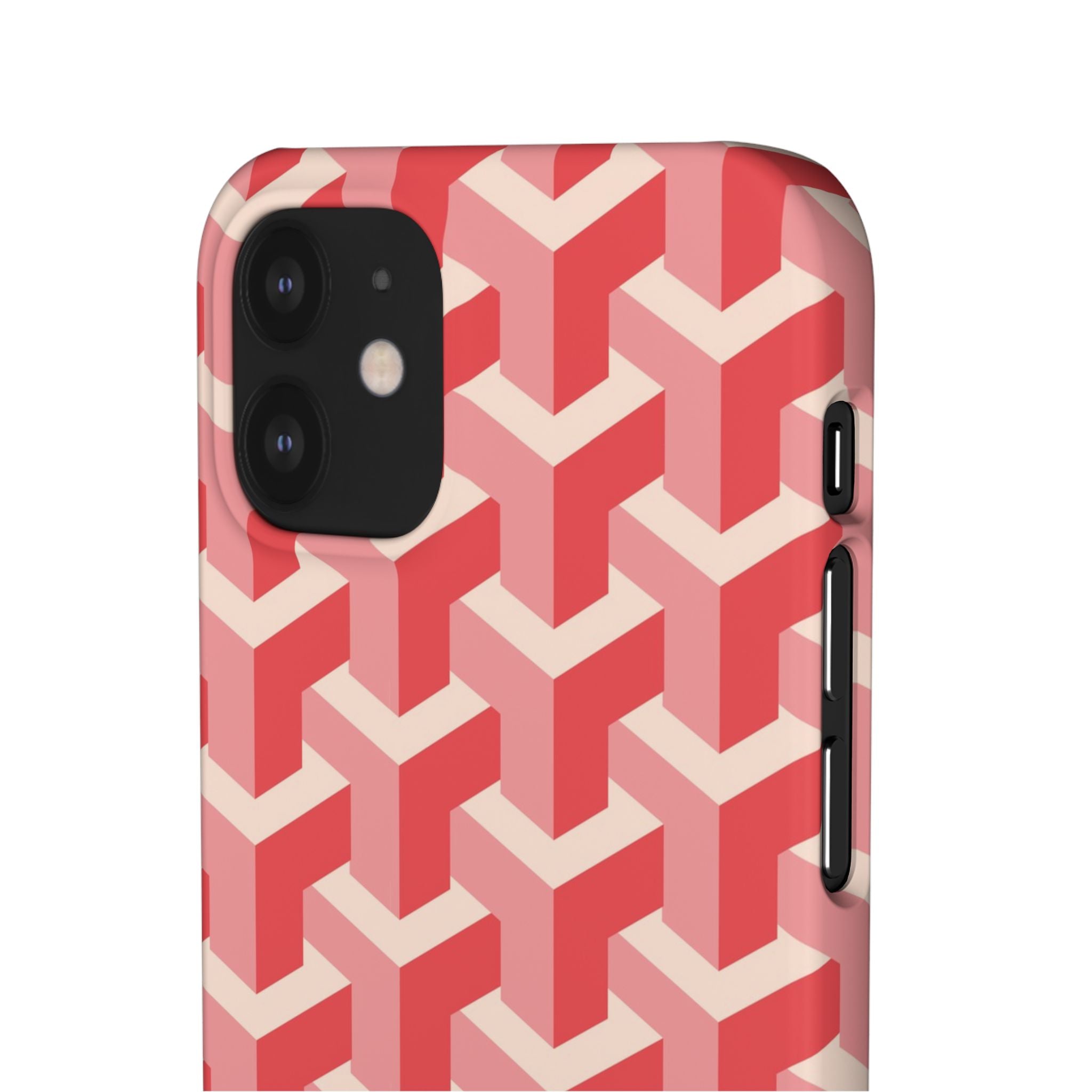 Pink Geo - Snap Case