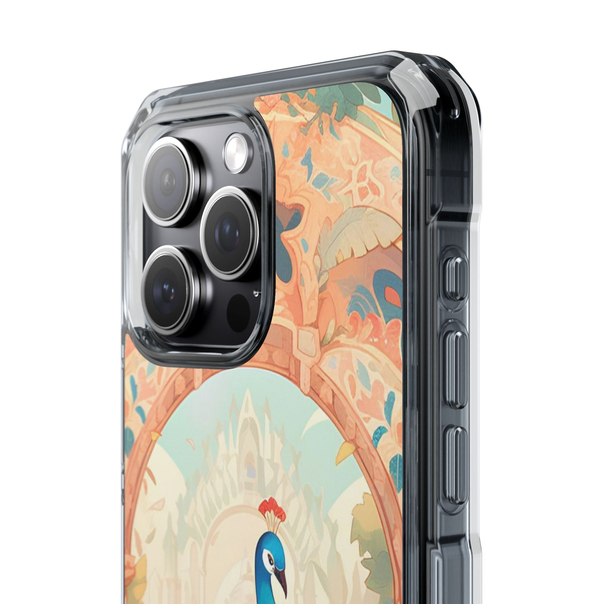 Peacock - Magnetic Clear Impact Case