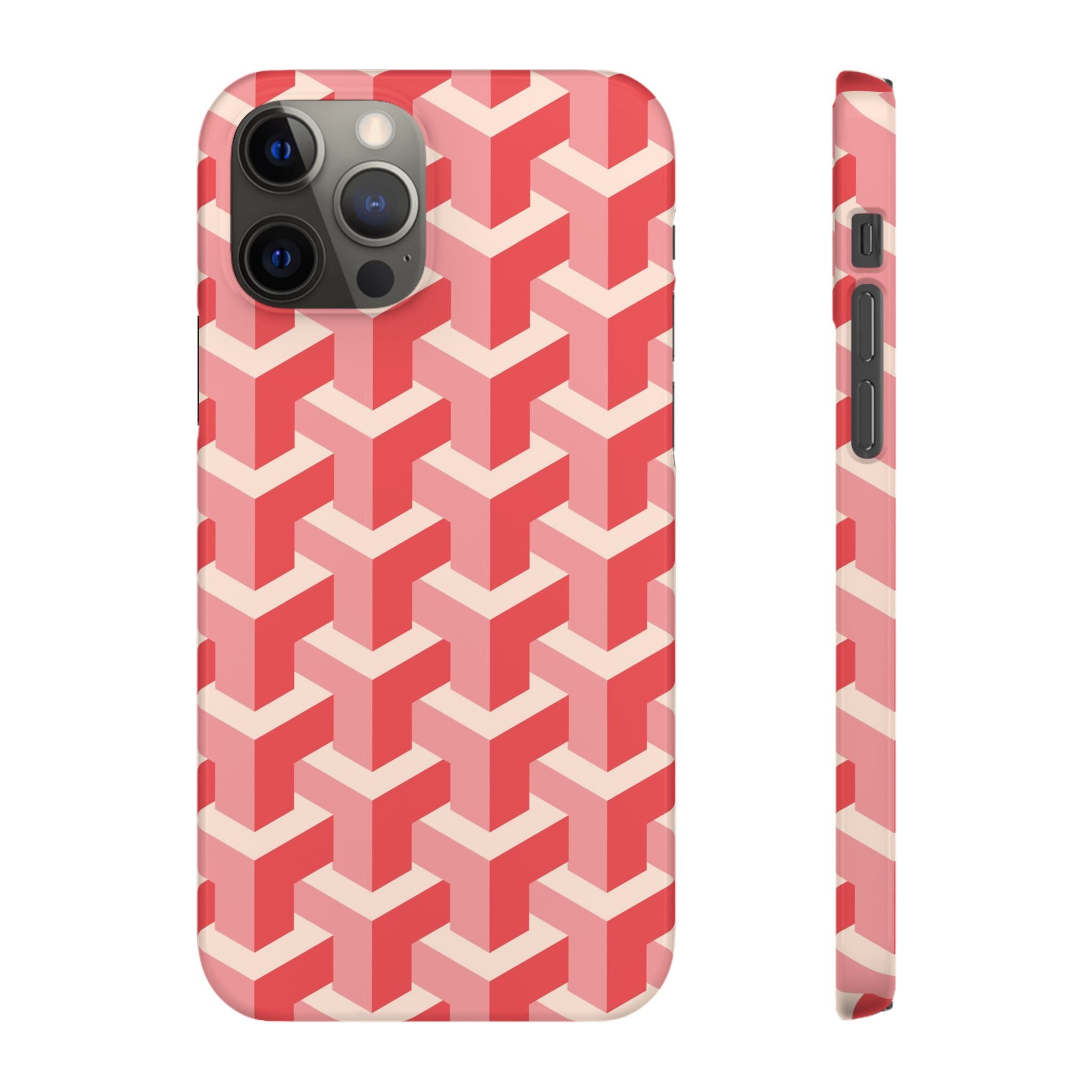 Pink Geo - Snap Case