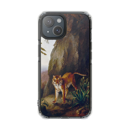 Tiger in a Cave (ca. 1814) - Magnetic Clear Impact Case