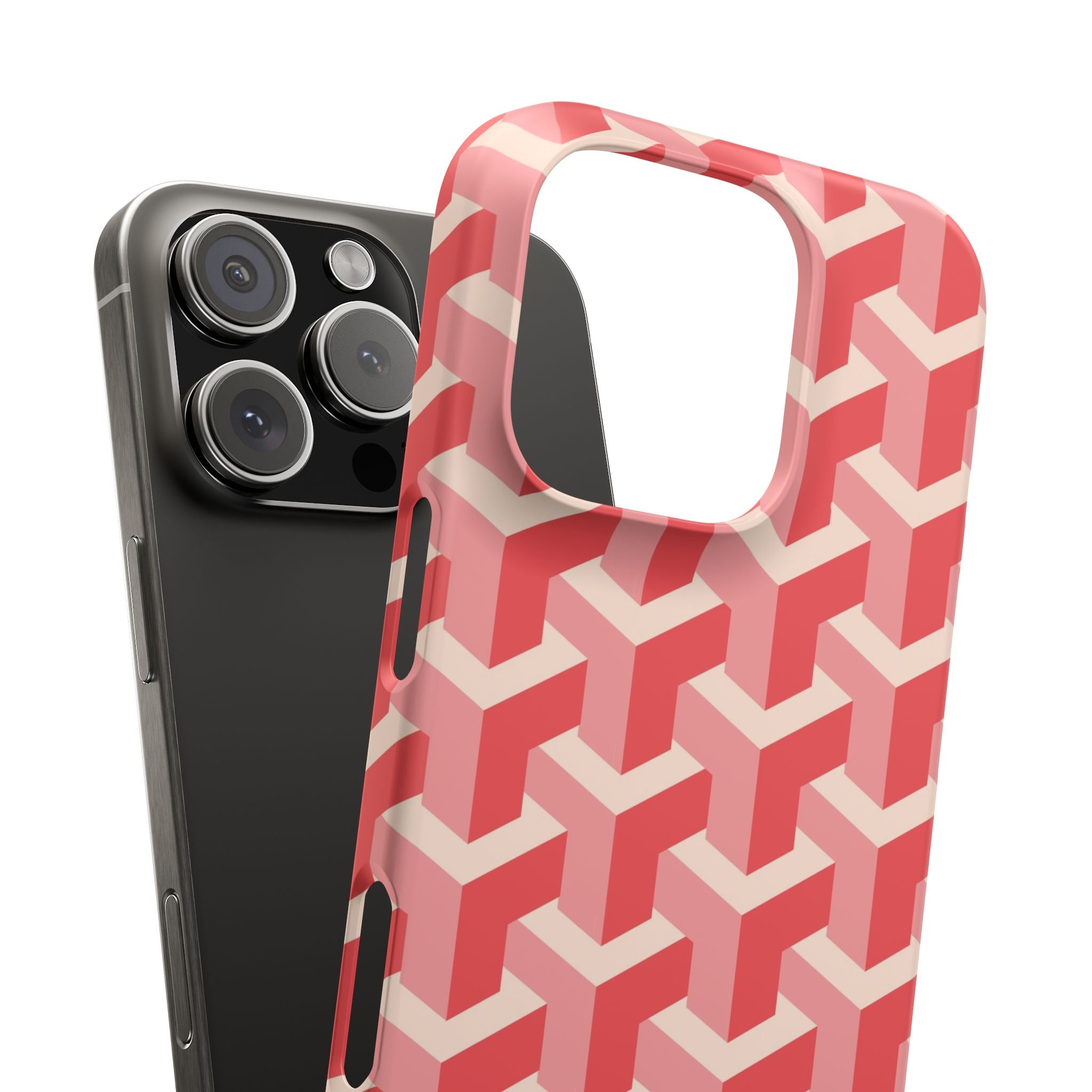 Pink Geo - Snap Case