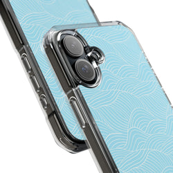 Image of Ocean Lines - Magnetic Clear Impact Case