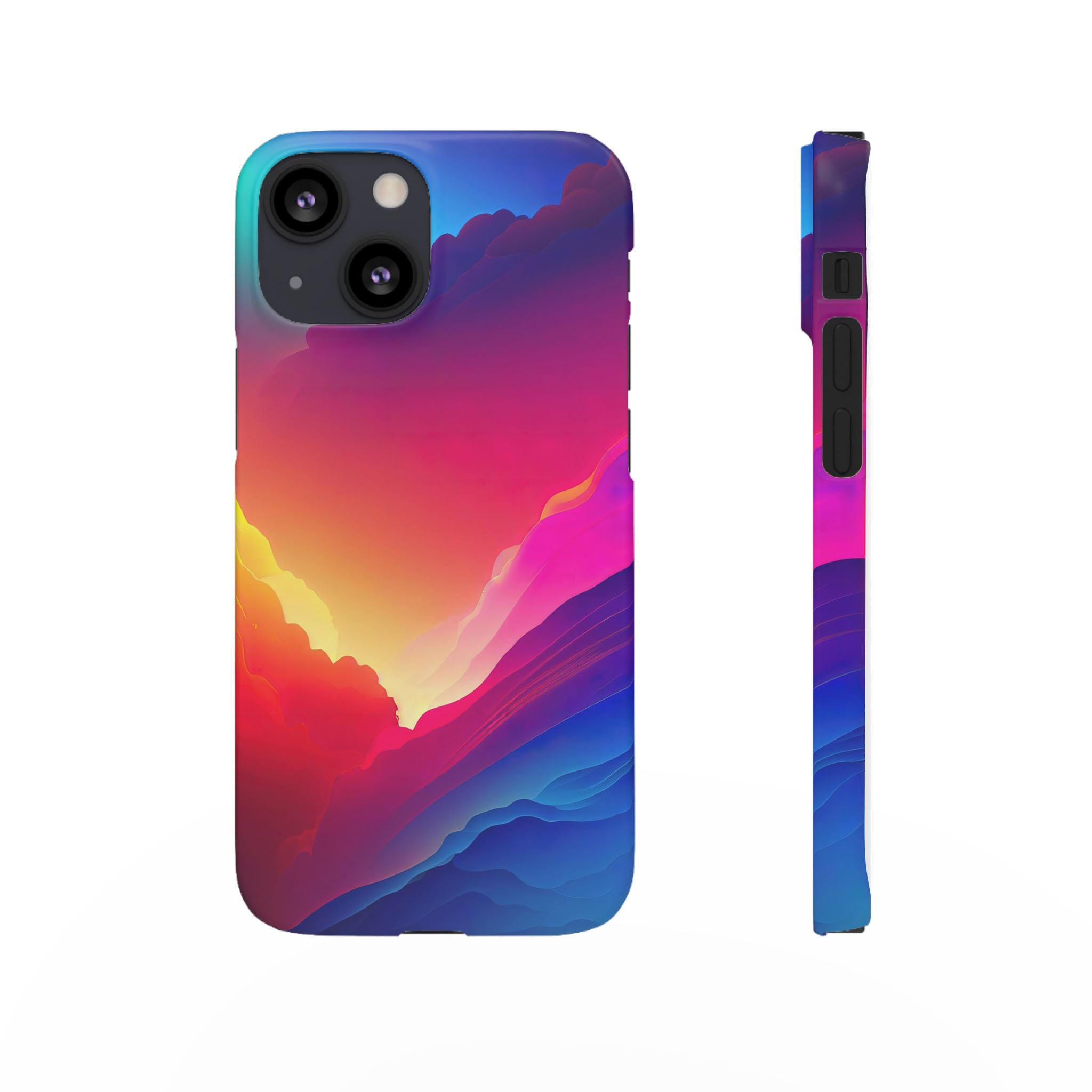 Rainbow Clouds - Snap Case