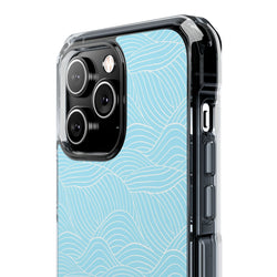 Image of Ocean Lines - Magnetic Clear Impact Case