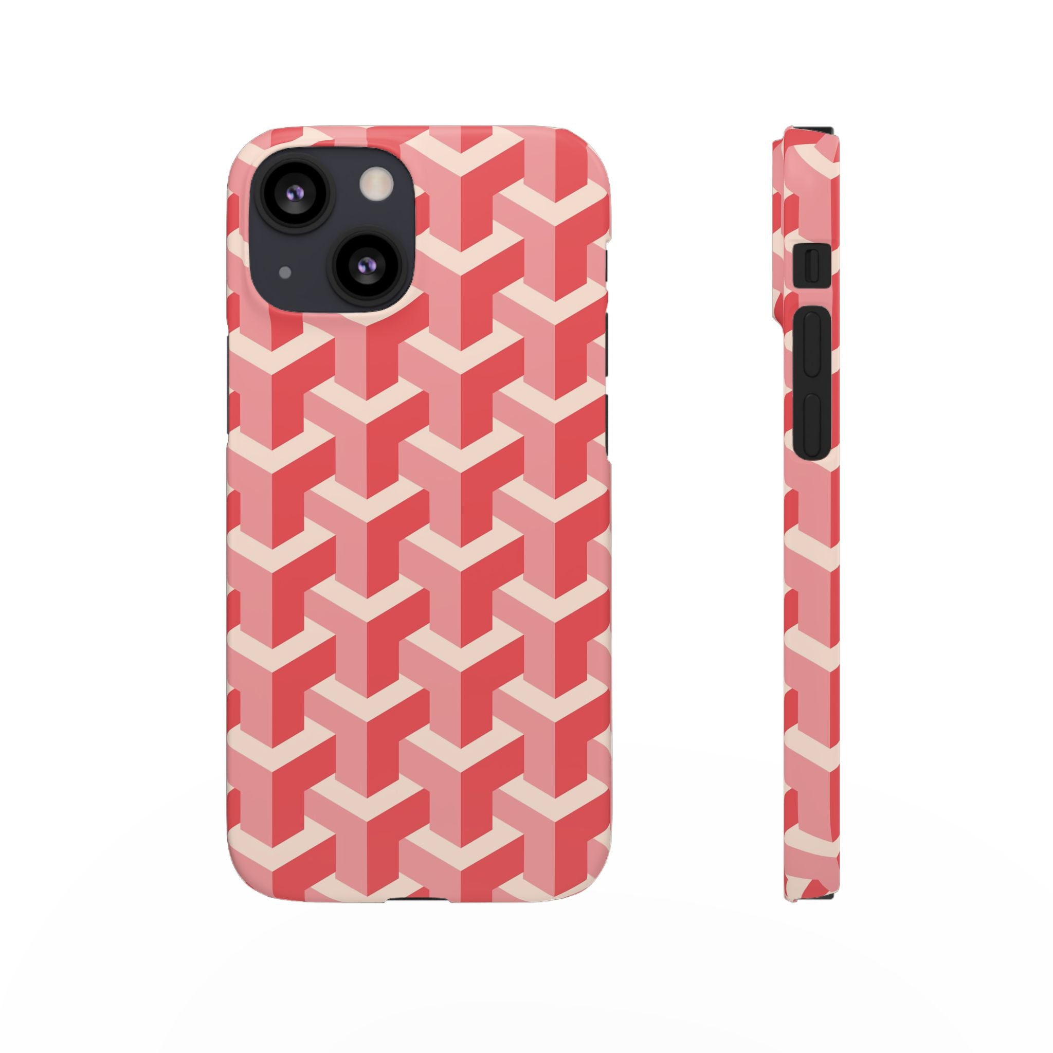 Pink Geo - Snap Case