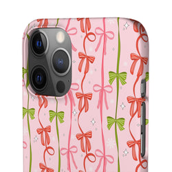 Image of Christmas Ribbon - Snap Case