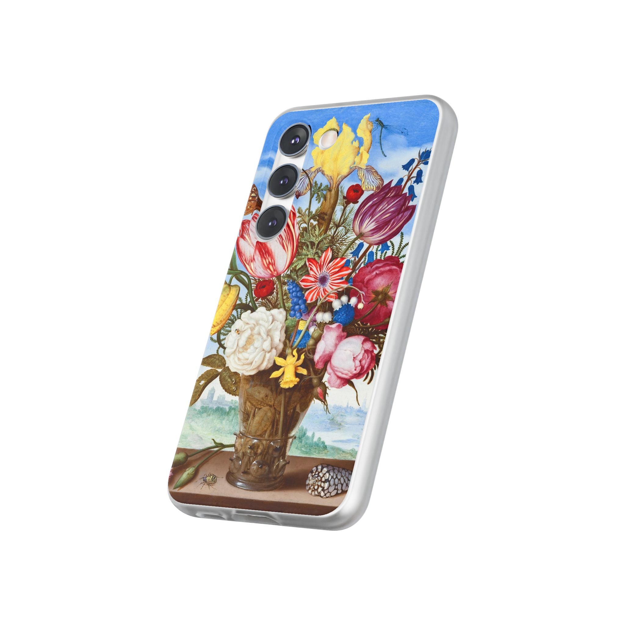 Bouquet of Flowers by Ambrosius Bosschaert - Flexi Case