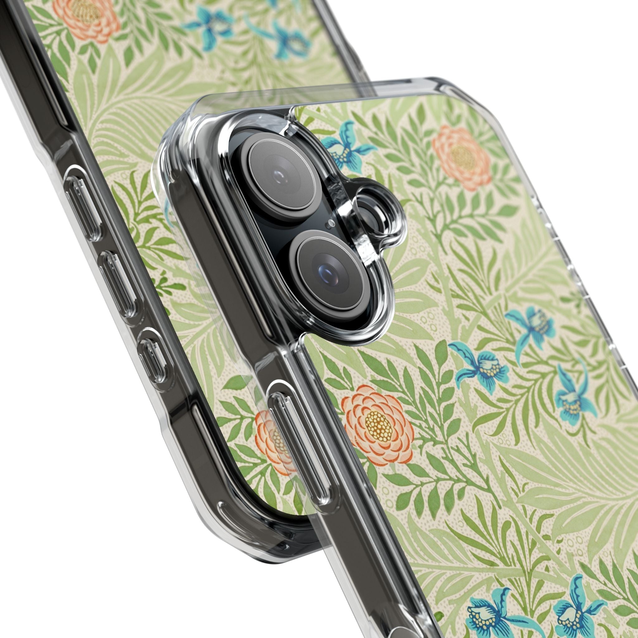 William Morris's Larkspur (1874) - Magnetic Clear Impact Case