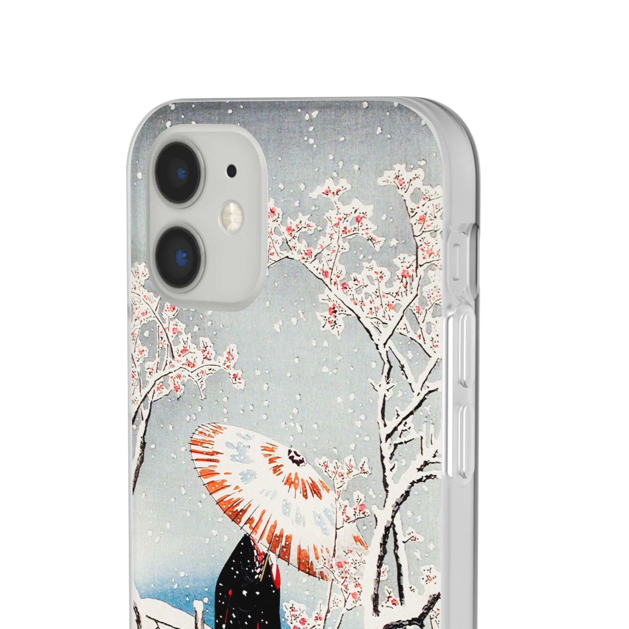 Plum Tree in Snow by Hiroaki Takahashi - Flexi Case