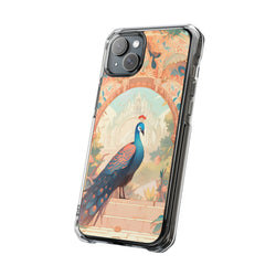 Image of Peacock - Magnetic Clear Impact Case