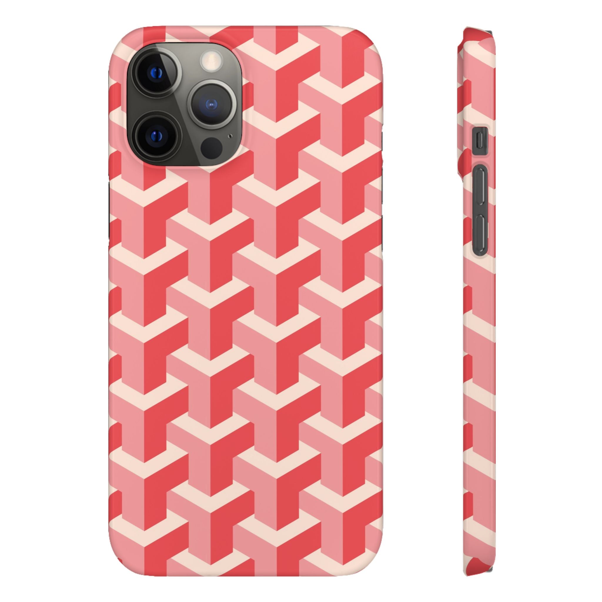 Pink Geo - Snap Case