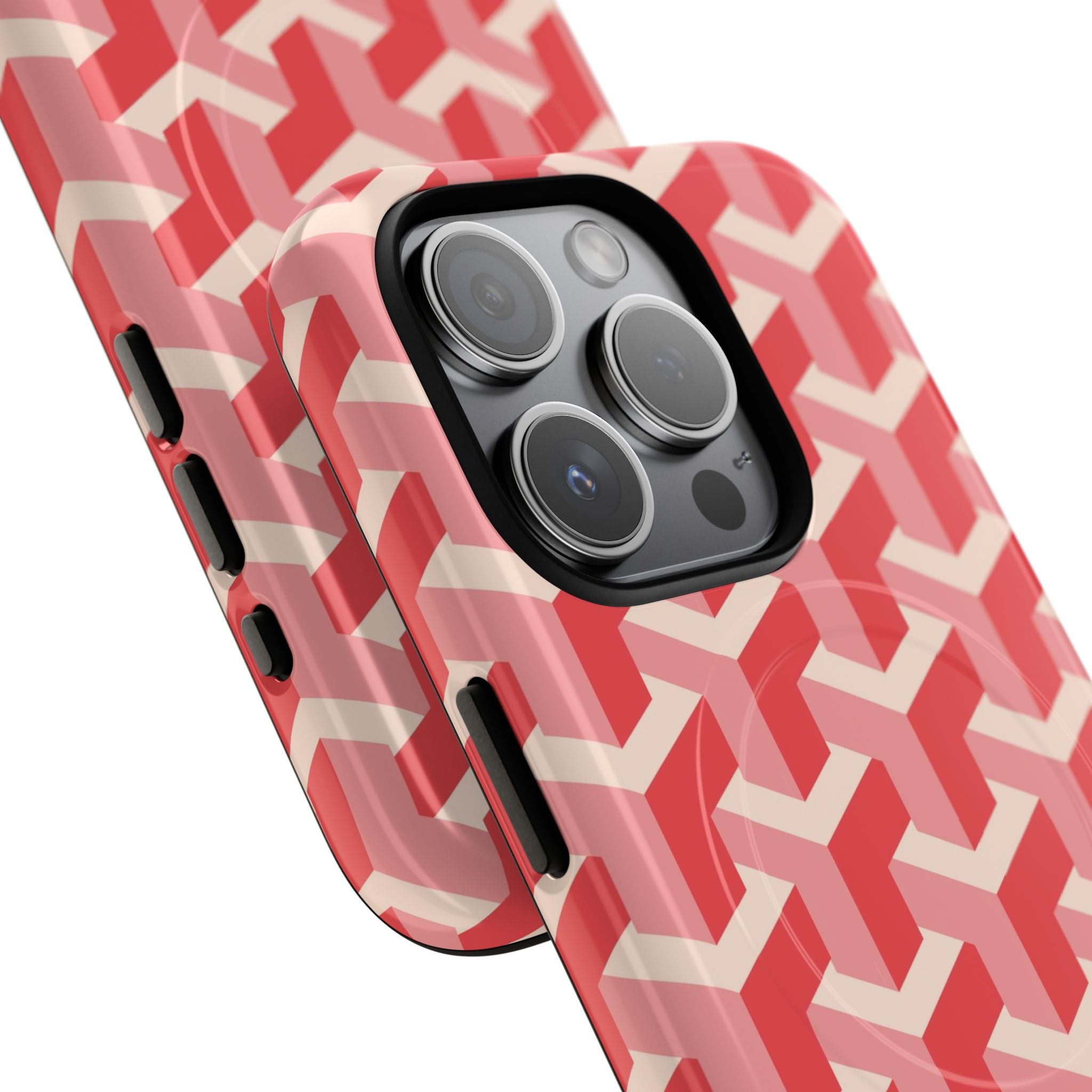 Pink Geo - Tough Magnetic Case