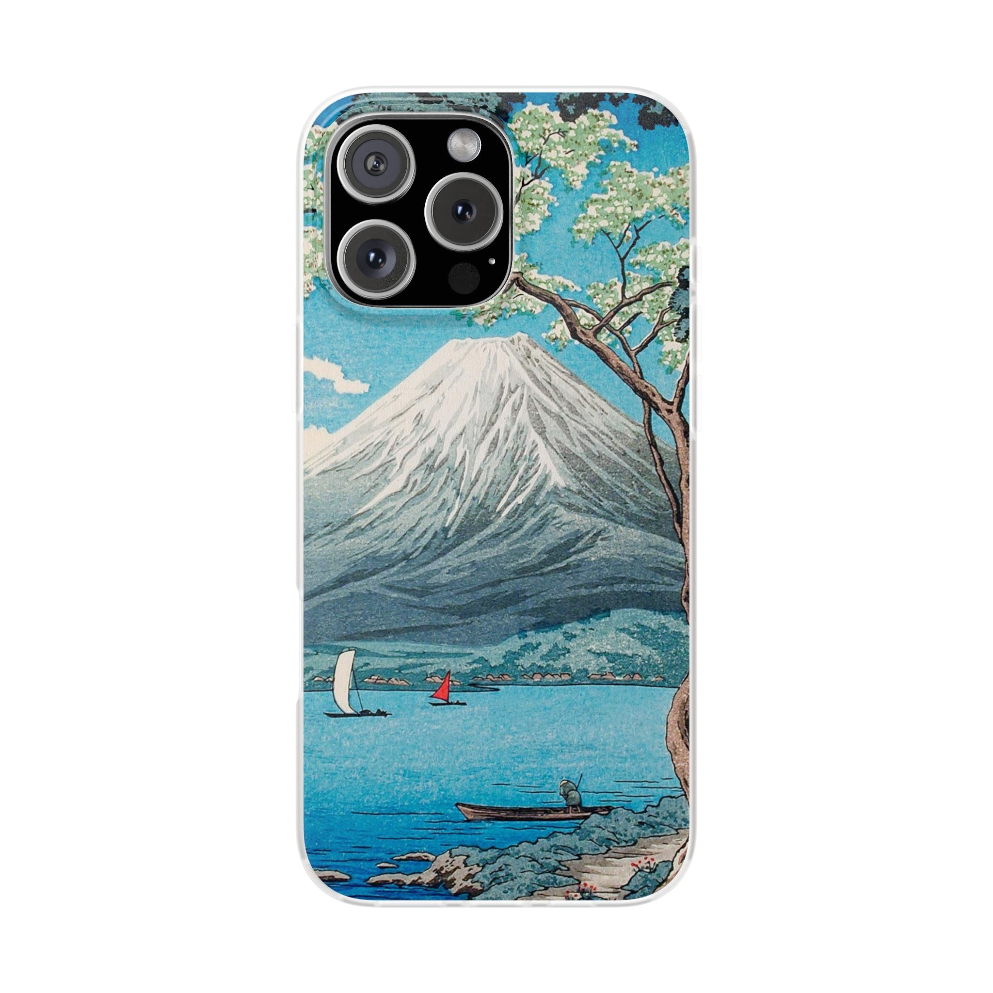 Mount Fuji from Lake Yamanaka - Flexi Case