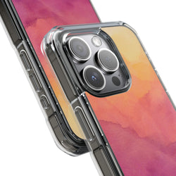 Image of Watercolour Sunrise - Magnetic Clear Impact Case