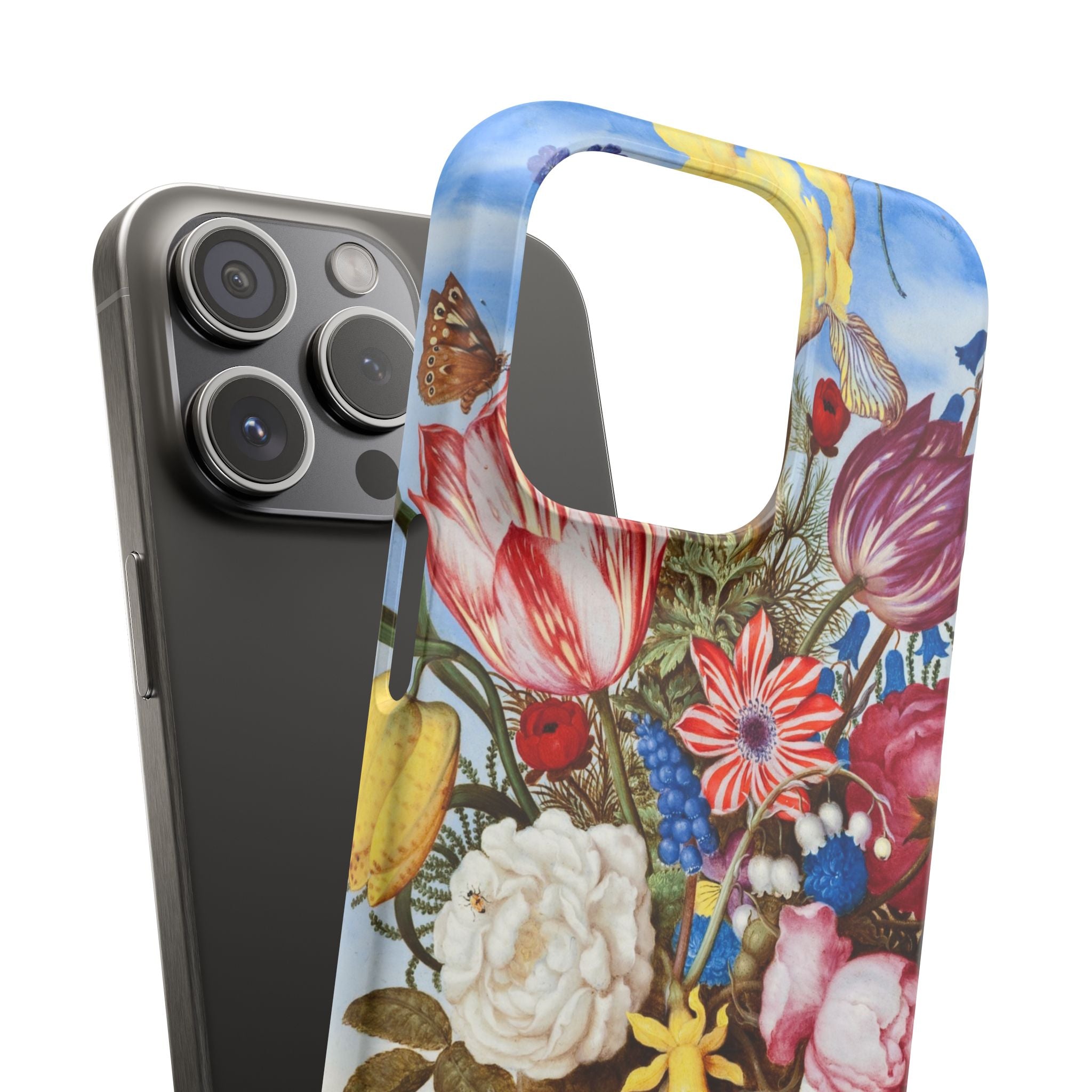 Bouquet of Flowers by Ambrosius Bosschaert - Snap Case