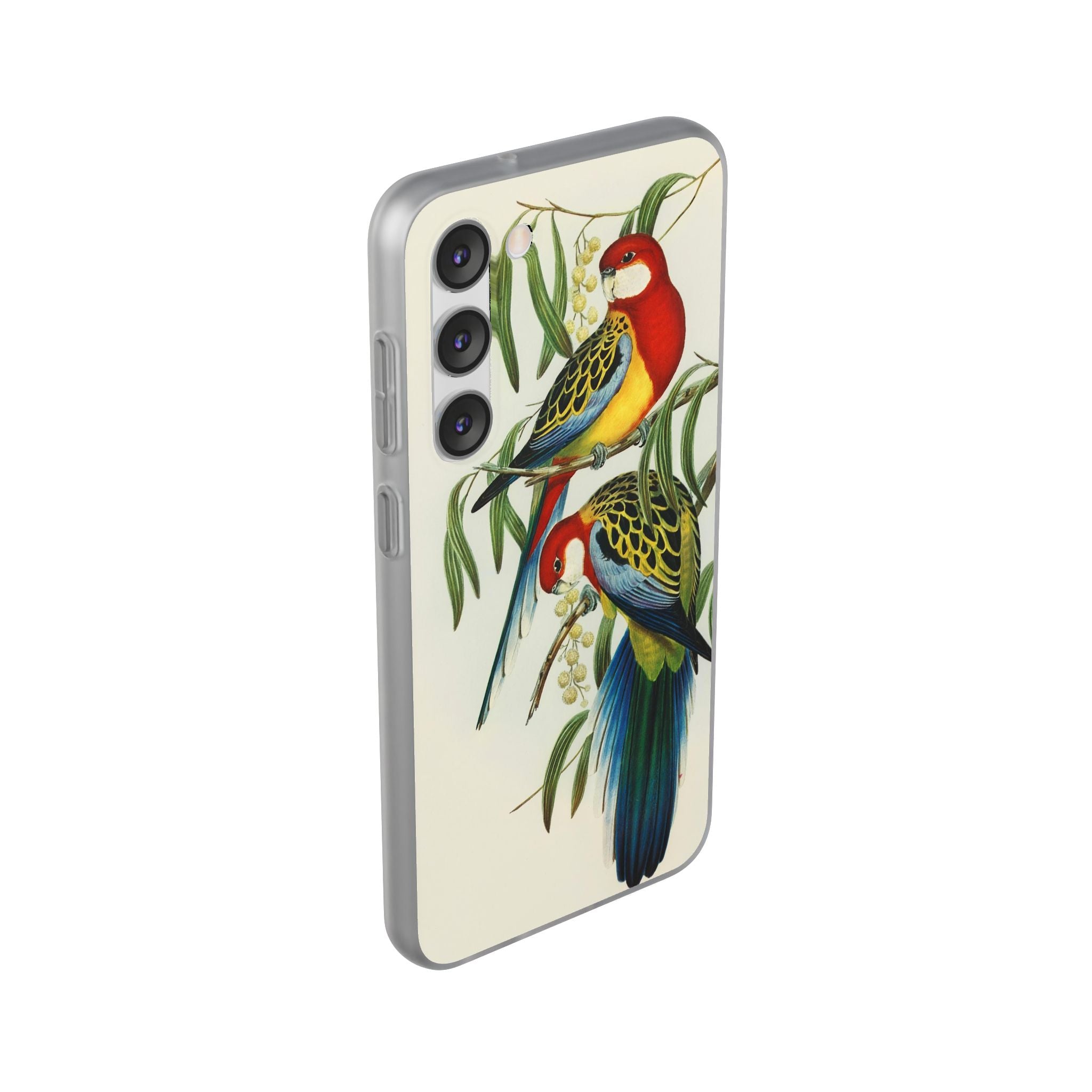 Rosehill Parakeet by Elizabeth Gould - Flexi Case