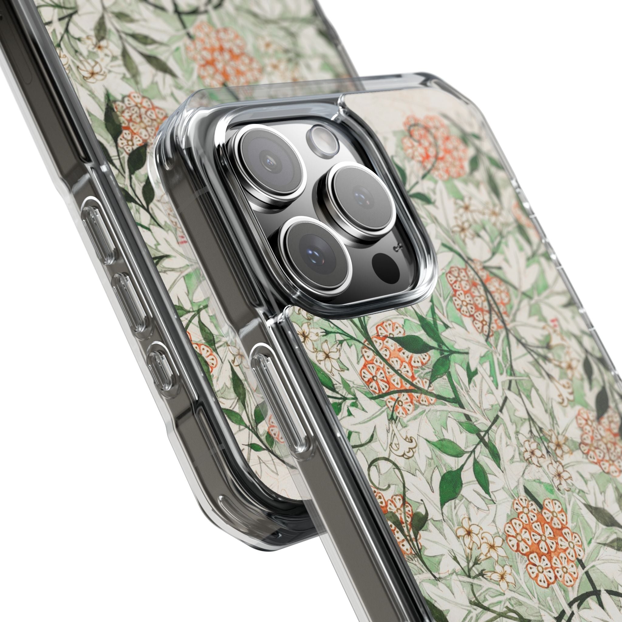 William Morris's (1834-1896) famous Jasmine pattern artwork - Magnetic Clear Impact Case