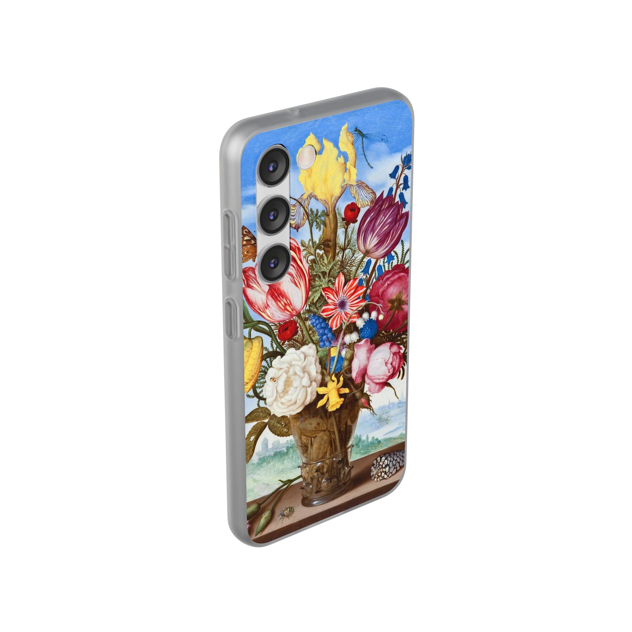 Bouquet of Flowers by Ambrosius Bosschaert - Flexi Case