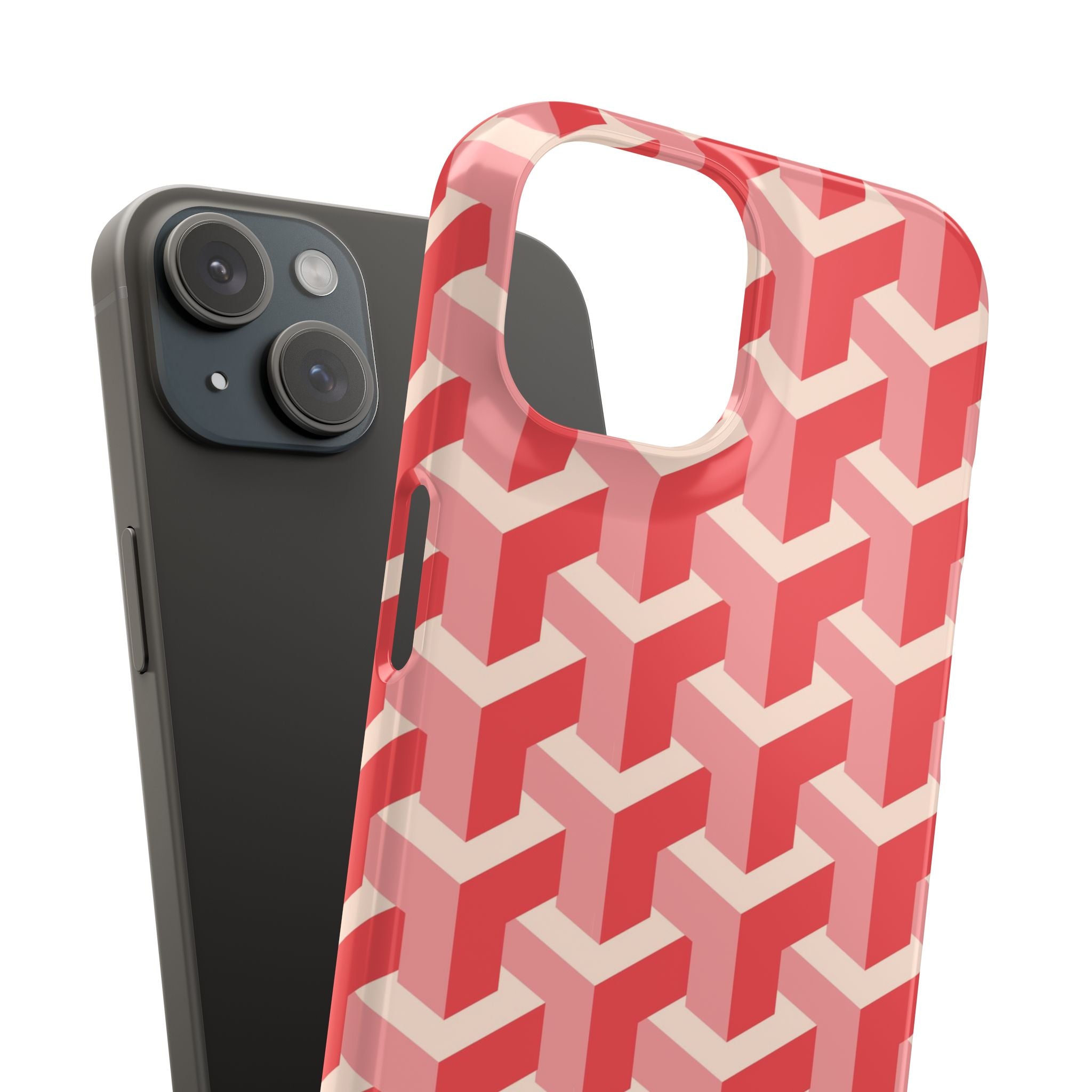 Pink Geo - Snap Case