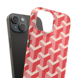 Image of Pink Geo - Snap Case