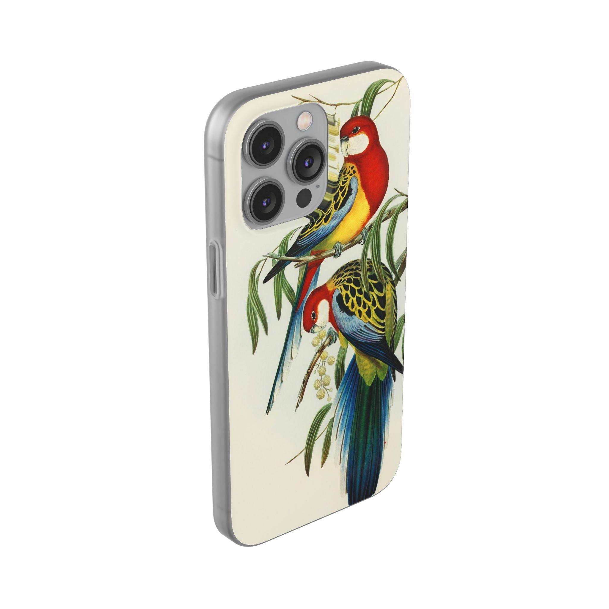 Rosehill Parakeet by Elizabeth Gould - Flexi Case