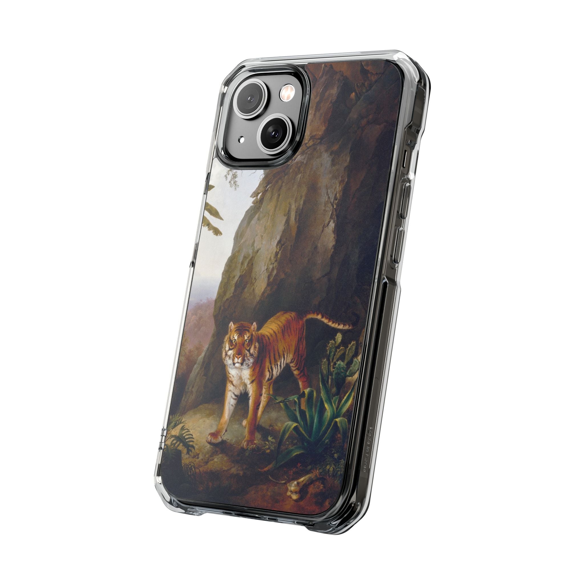 Tiger in a Cave (ca. 1814) - Magnetic Clear Impact Case