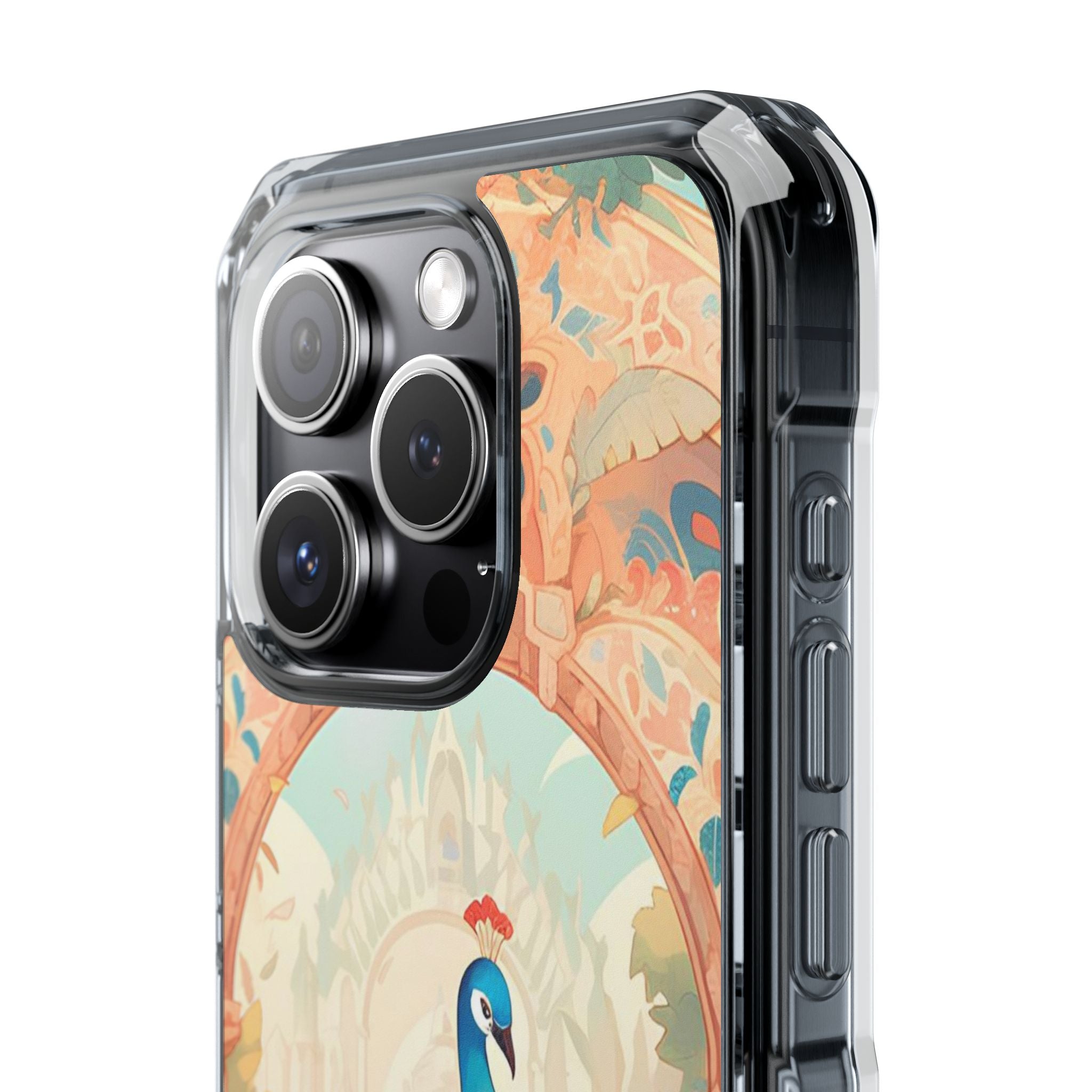 Peacock - Magnetic Clear Impact Case