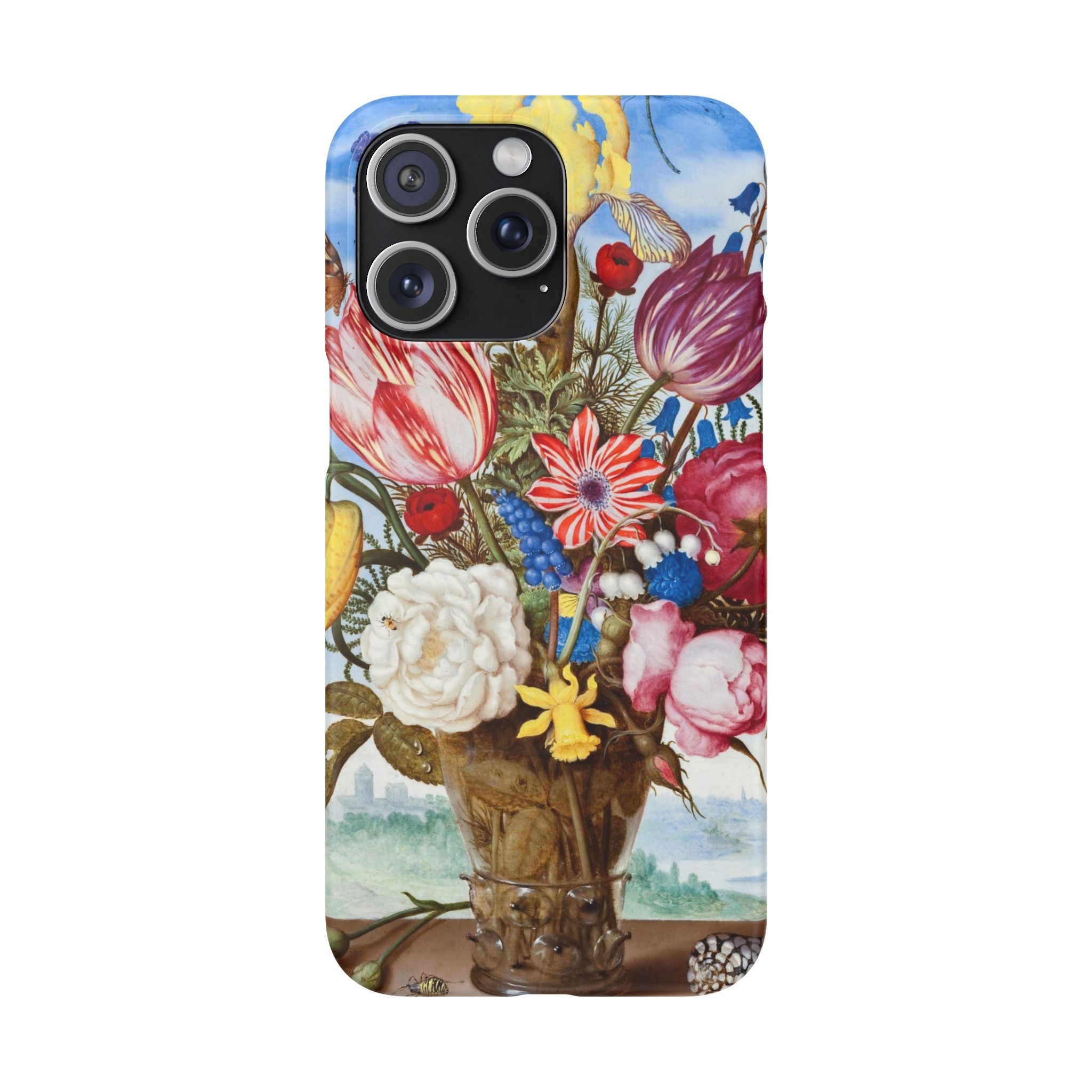 Bouquet of Flowers by Ambrosius Bosschaert - Snap Case