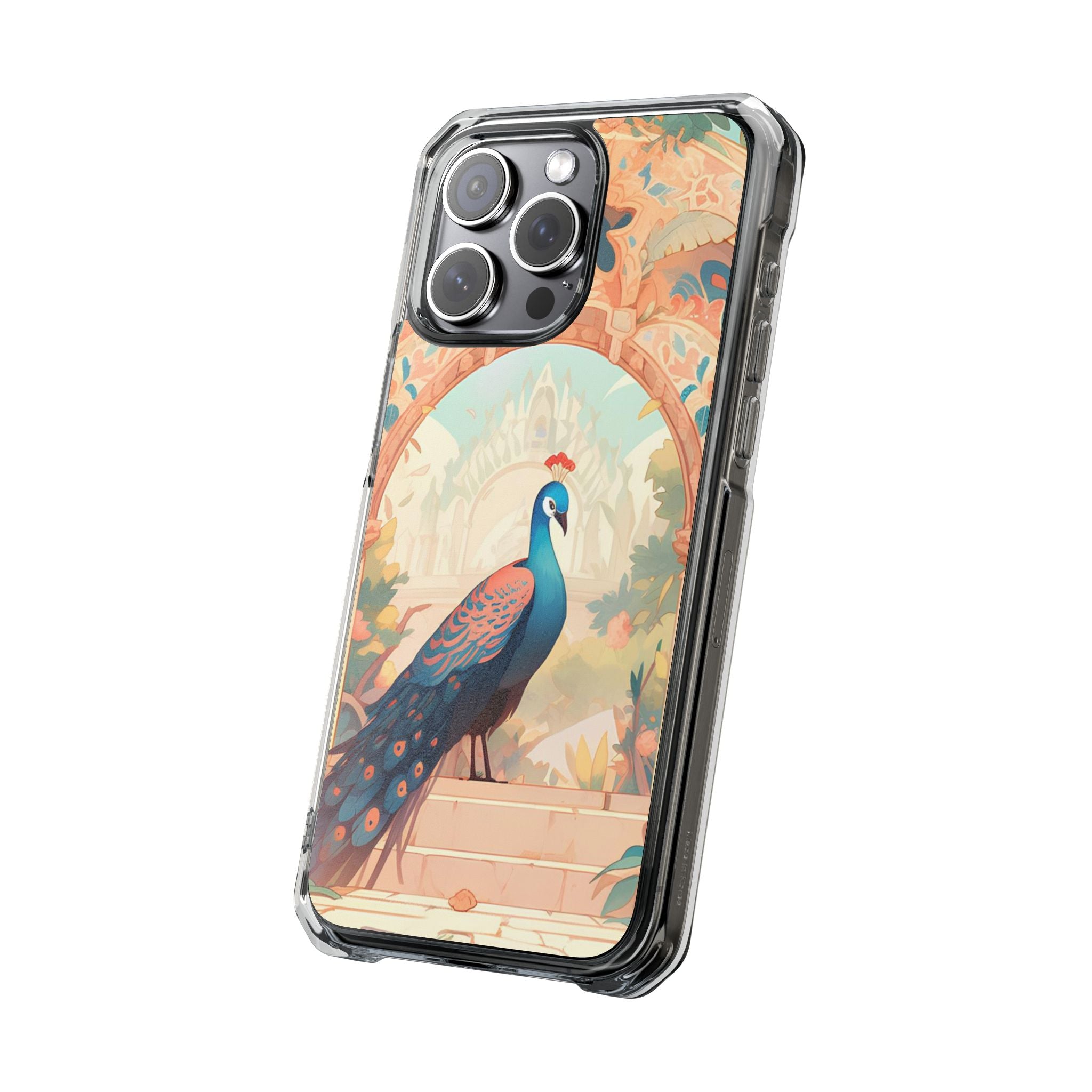 Peacock - Magnetic Clear Impact Case