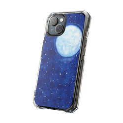 Image of Night Moon - Magnetic Clear Impact Case