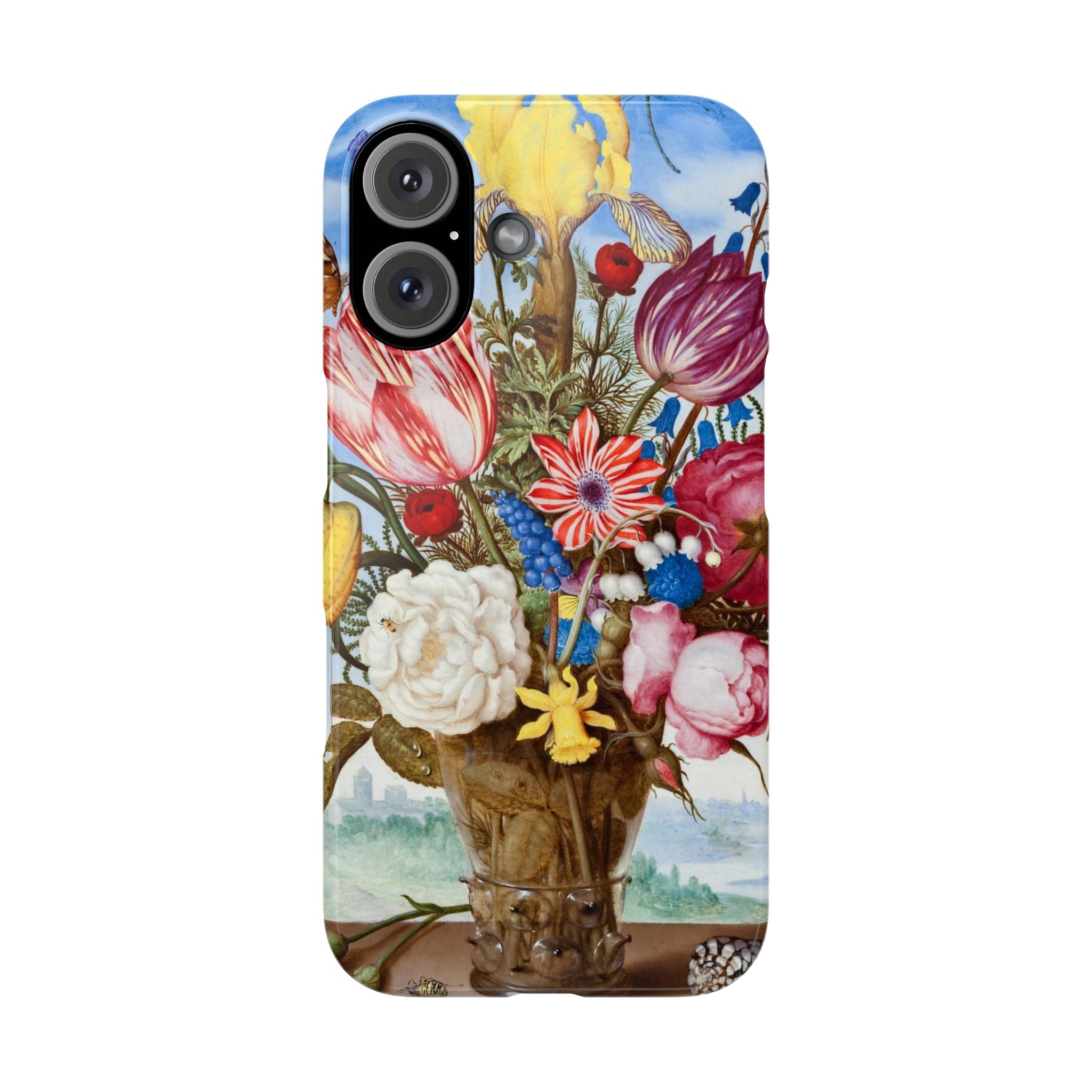 Bouquet of Flowers by Ambrosius Bosschaert - Snap Case