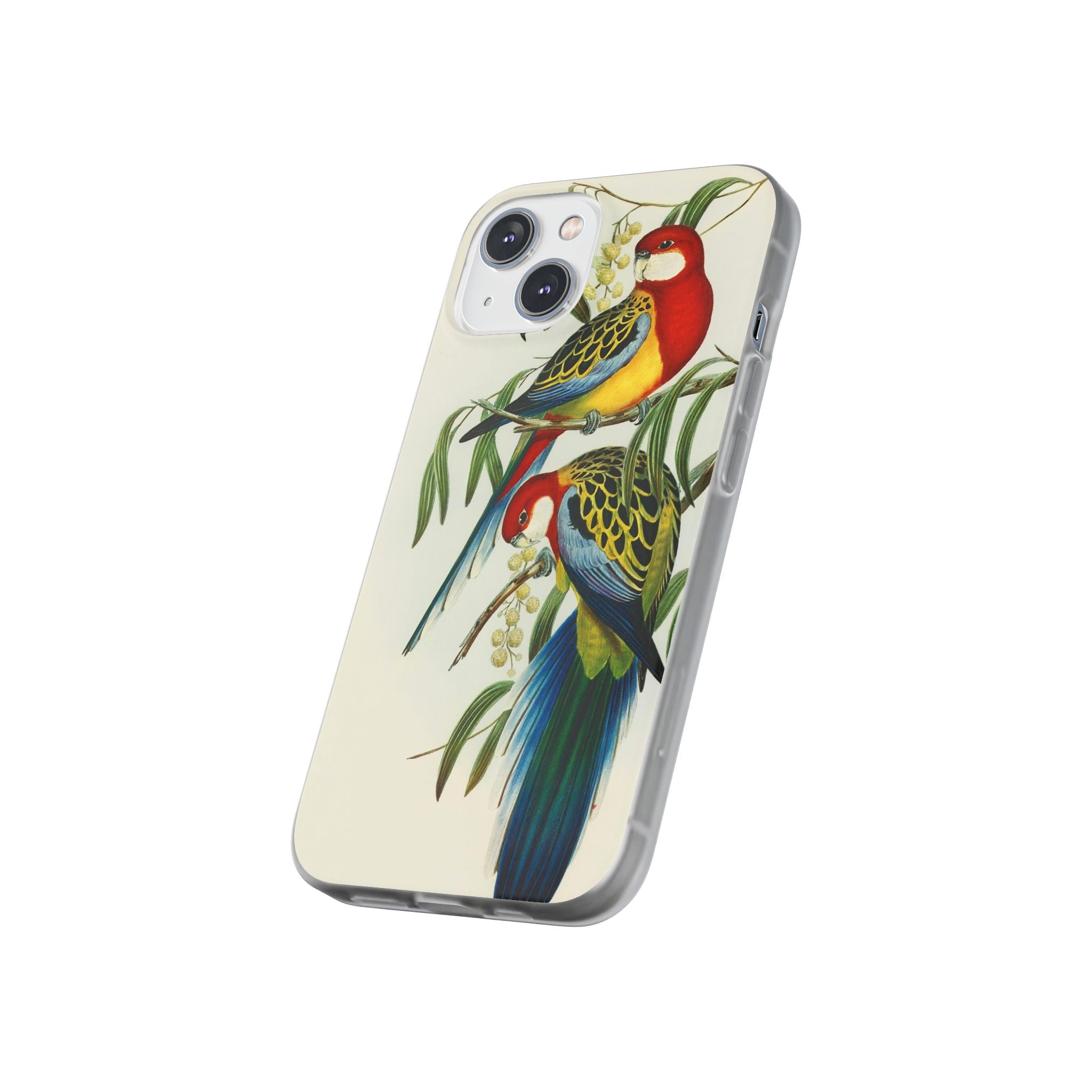 Rosehill Parakeet by Elizabeth Gould - Flexi Case