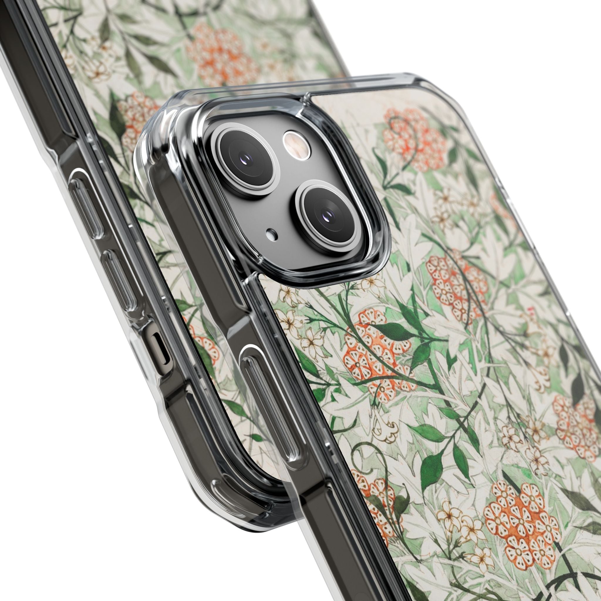 William Morris's (1834-1896) famous Jasmine pattern artwork - Magnetic Clear Impact Case