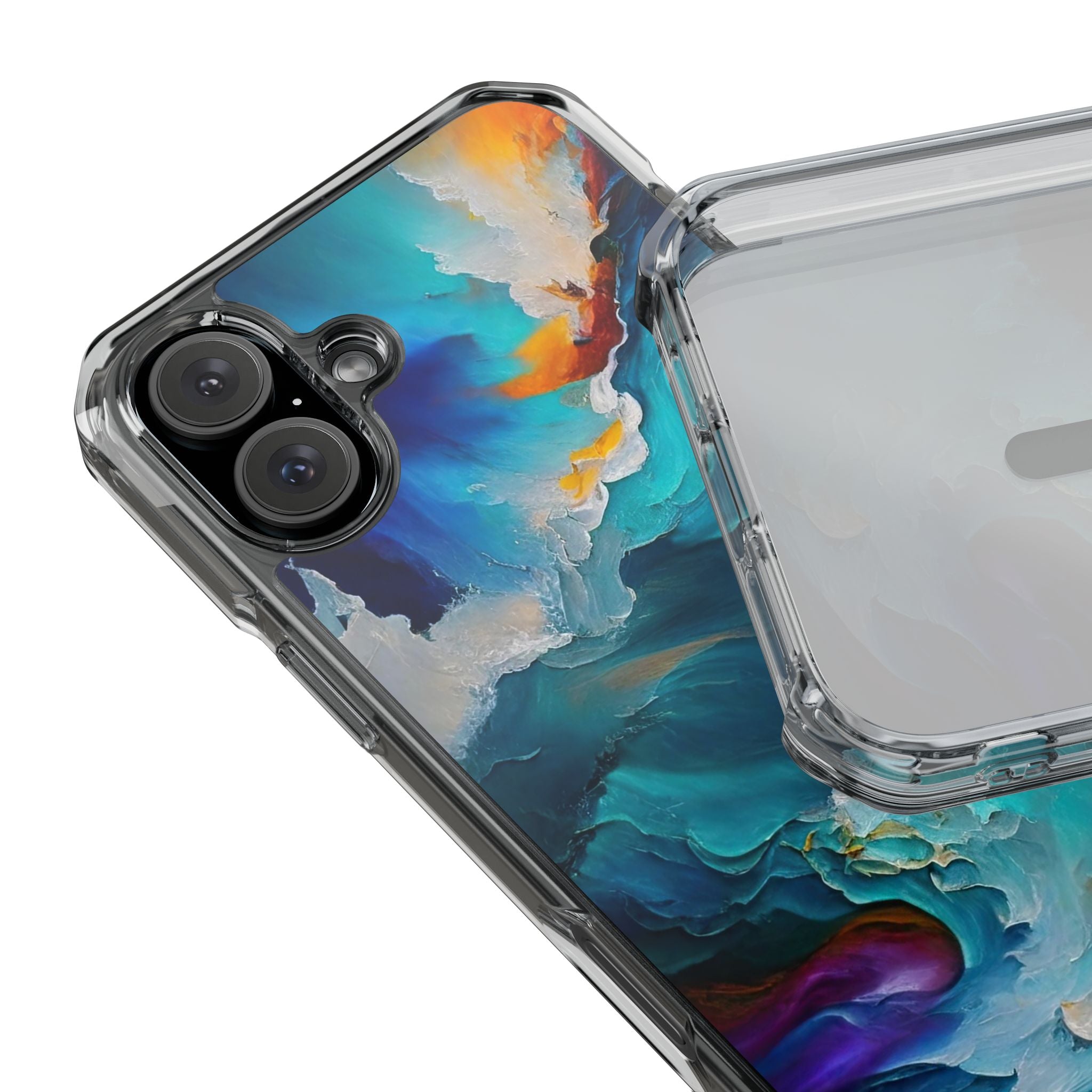 Brushstrokes - Magnetic Clear Impact Case