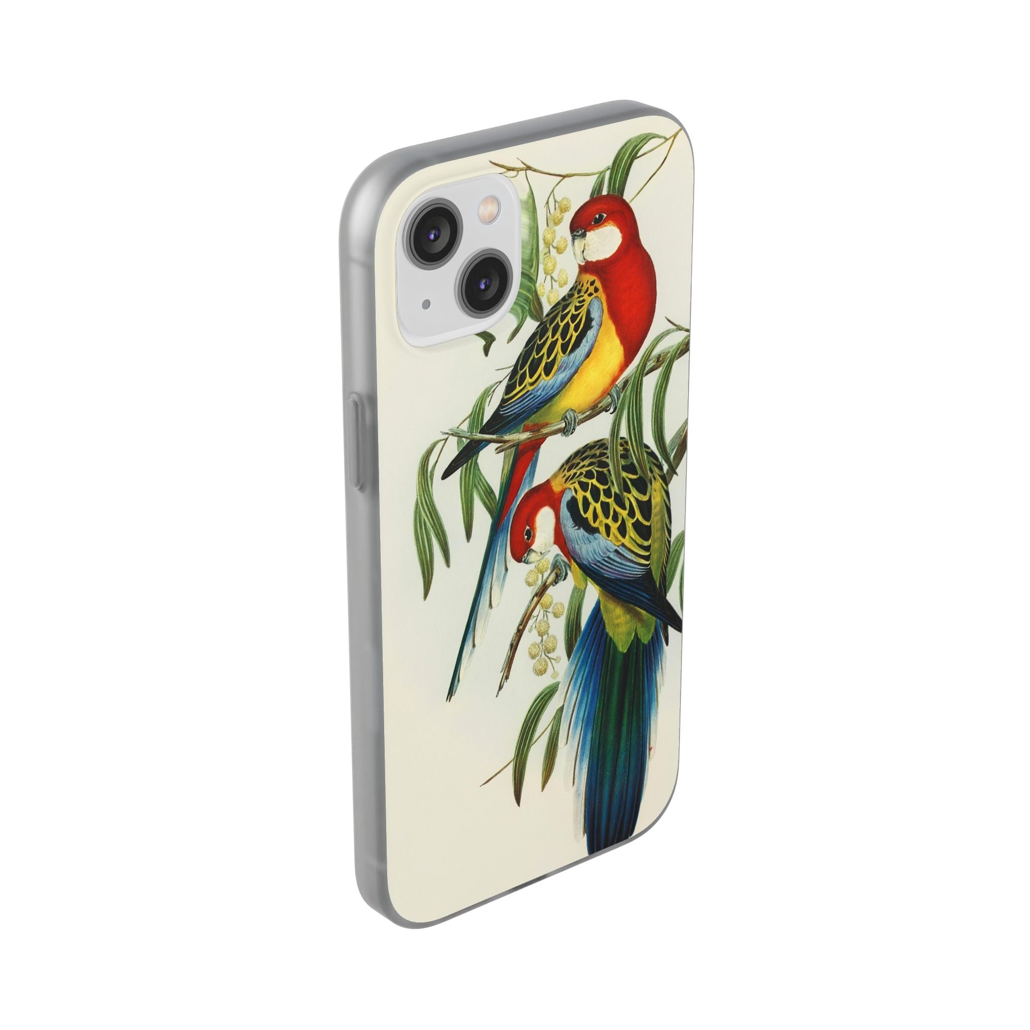 Rosehill Parakeet by Elizabeth Gould - Flexi Case