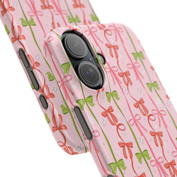 Image of Christmas Ribbon - Snap Case