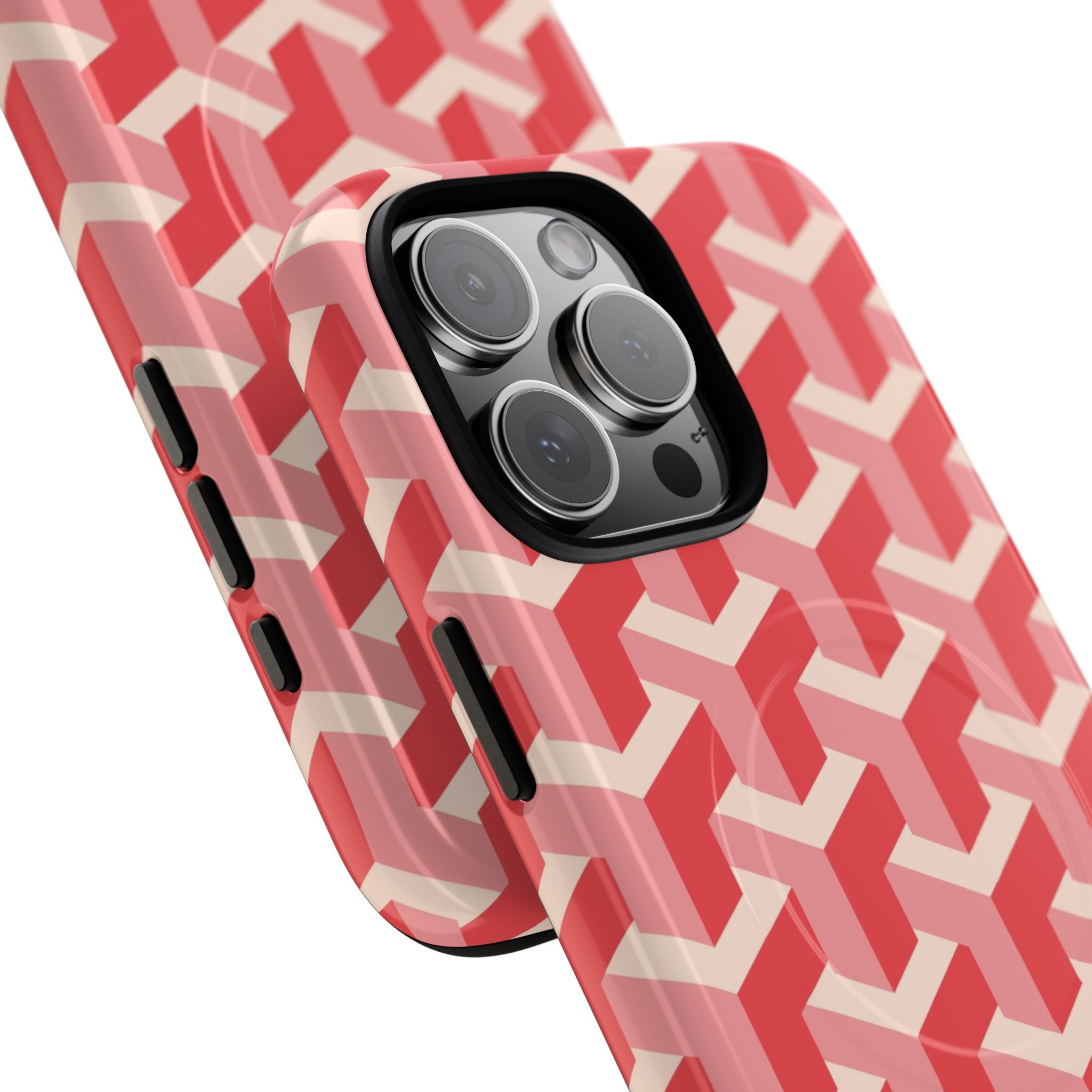 Pink Geo - Tough Magnetic Case