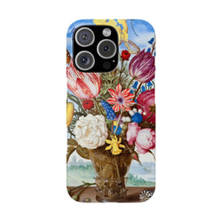 Image of Bouquet of Flowers by Ambrosius Bosschaert - Snap Case