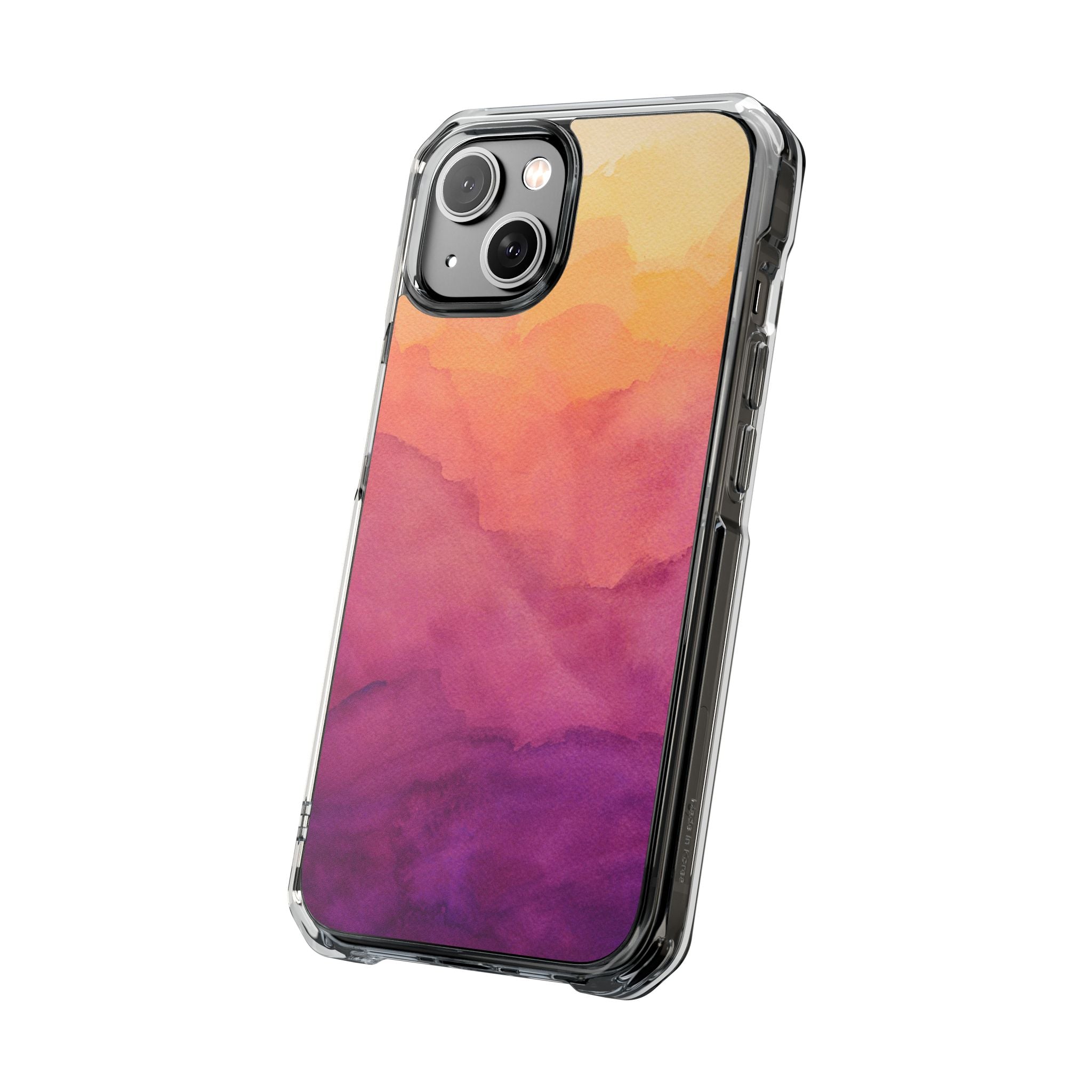 Watercolour Sunrise - Magnetic Clear Impact Case