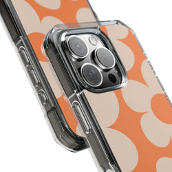 Image of Retro Flowers - Magnetic Clear Impact Case