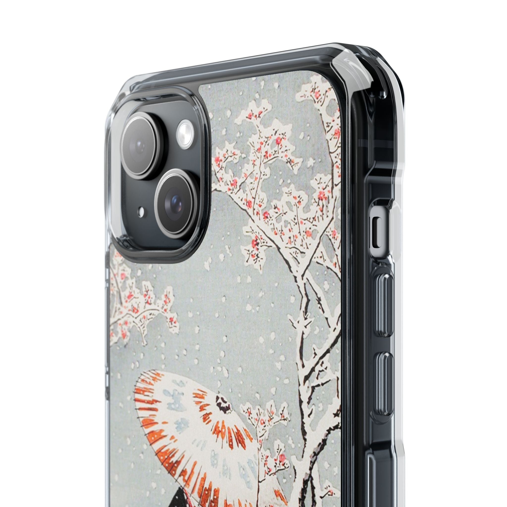 Plum Tree in Snow by Hiroaki Takahashi - Magnetic Clear Impact Case