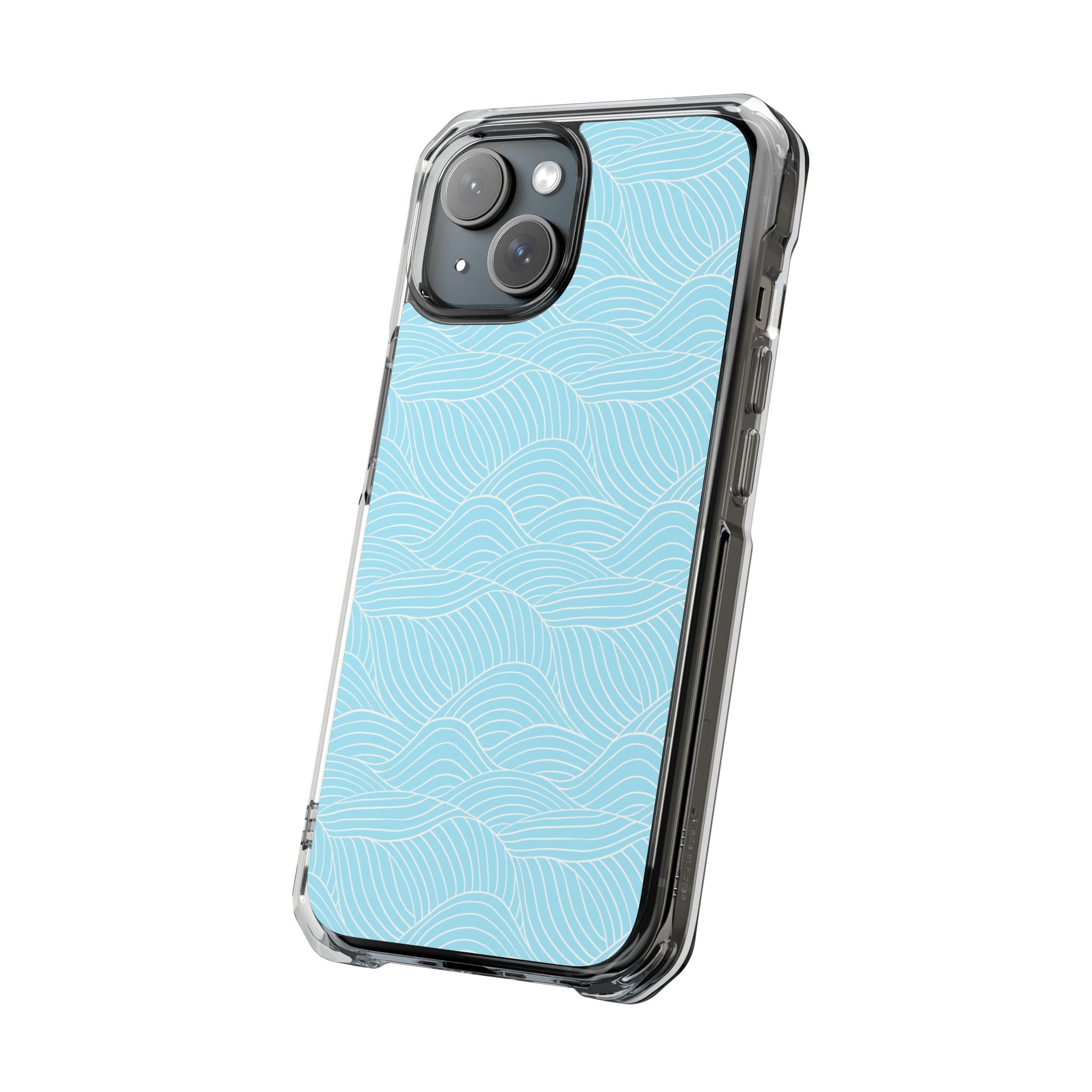 Ocean Lines - Magnetic Clear Impact Case