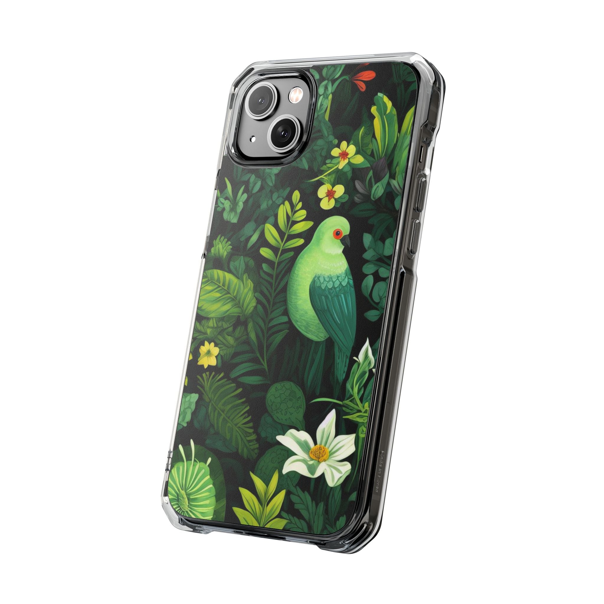 Bird of Green - Magnetic Clear Impact Case