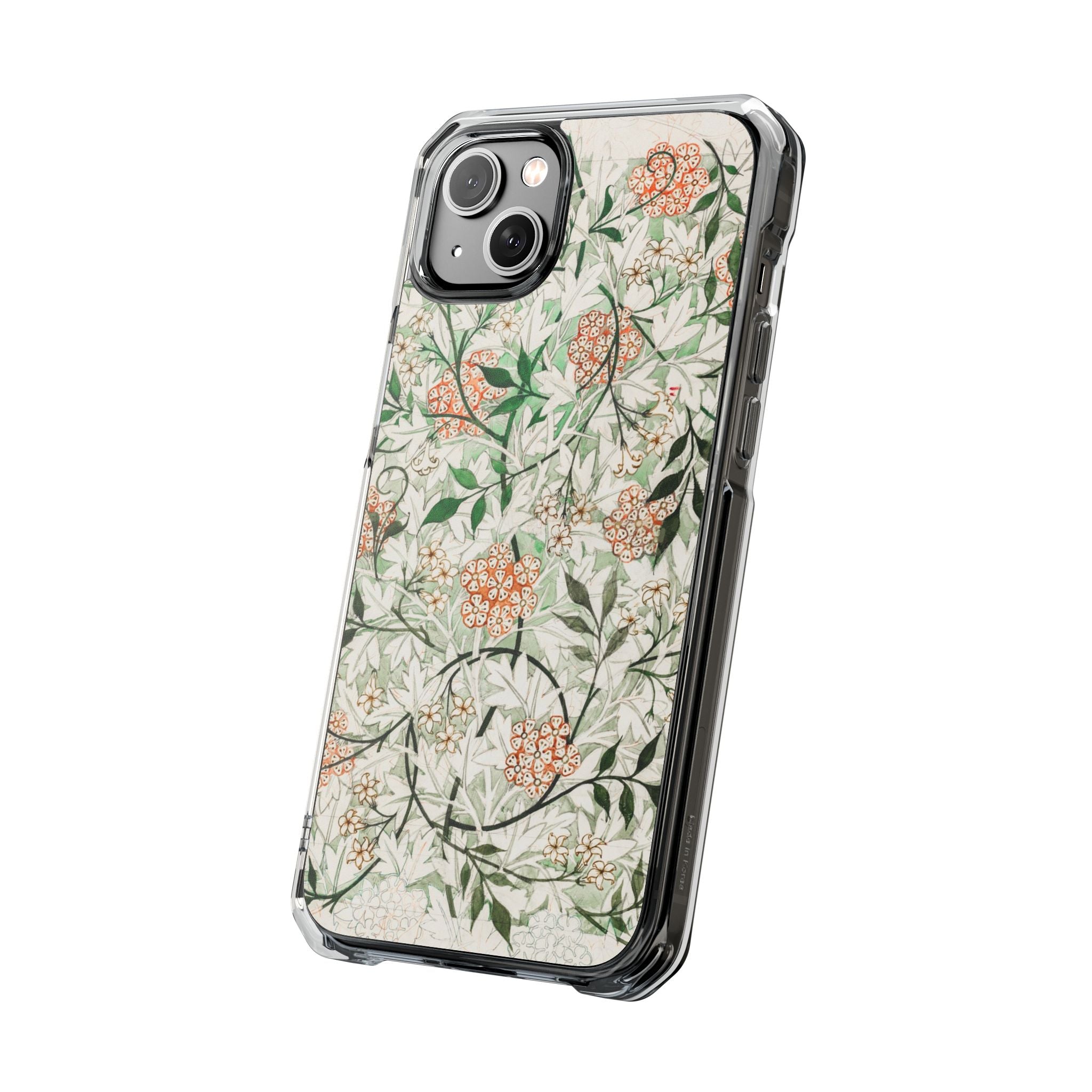 William Morris's (1834-1896) famous Jasmine pattern artwork - Magnetic Clear Impact Case