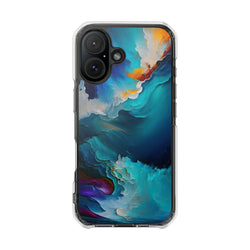 Image of Brushstrokes - Magnetic Clear Impact Case