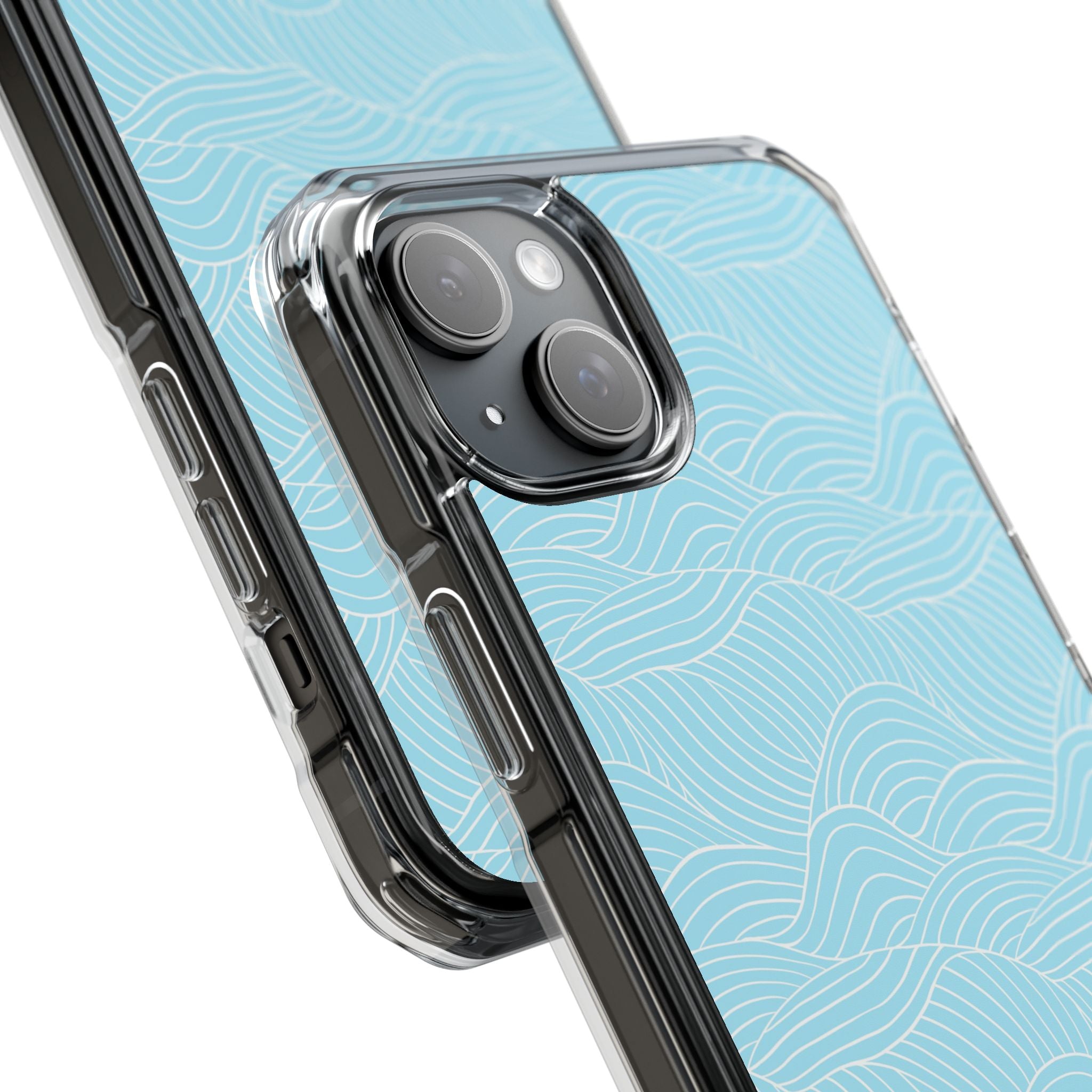 Ocean Lines - Magnetic Clear Impact Case