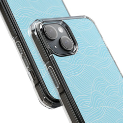 Image of Ocean Lines - Magnetic Clear Impact Case