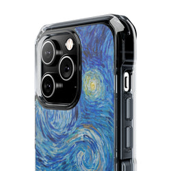 Image of Vincent Van Gogh's The Starry Night - Magnetic Clear Impact Case