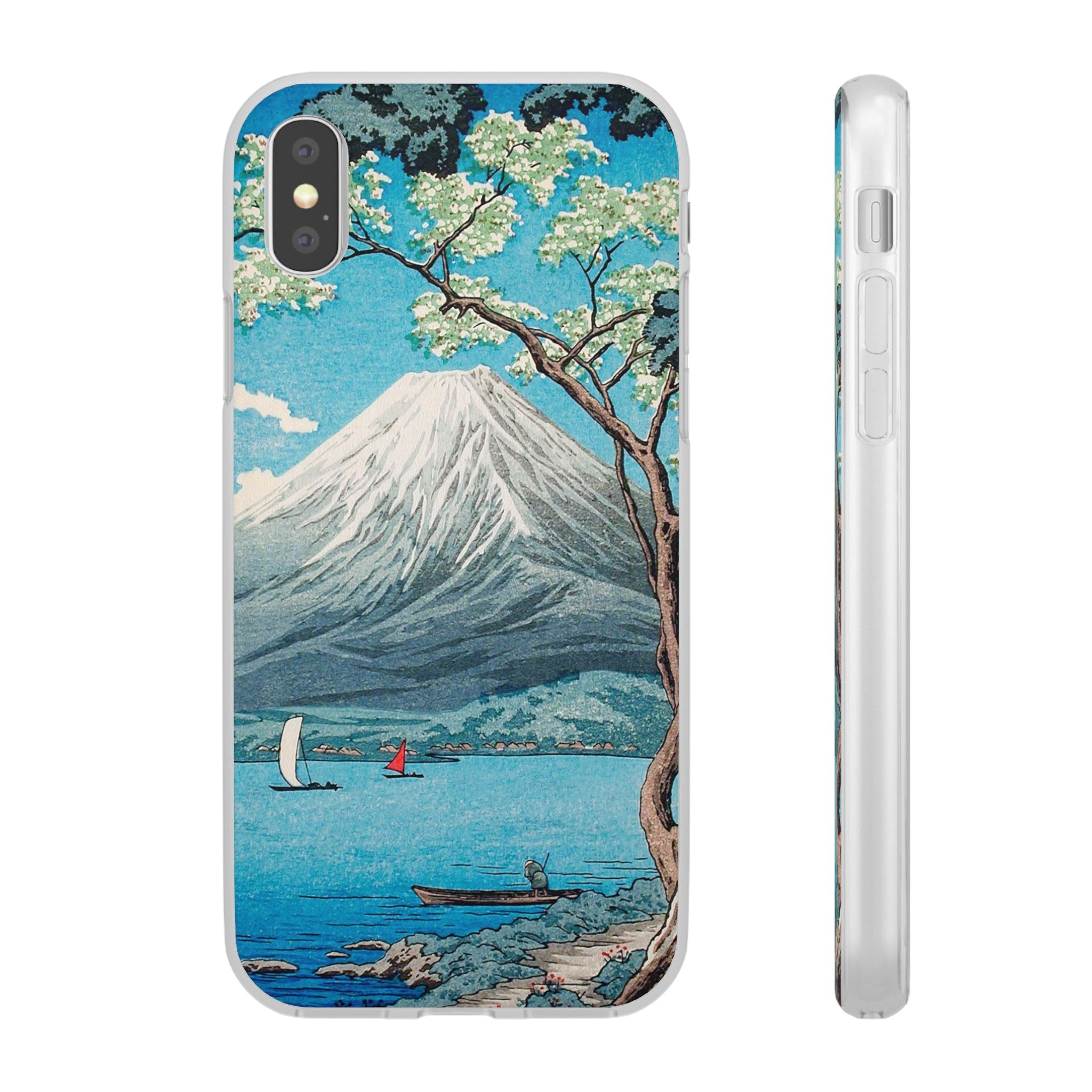 Mount Fuji from Lake Yamanaka - Flexi Case