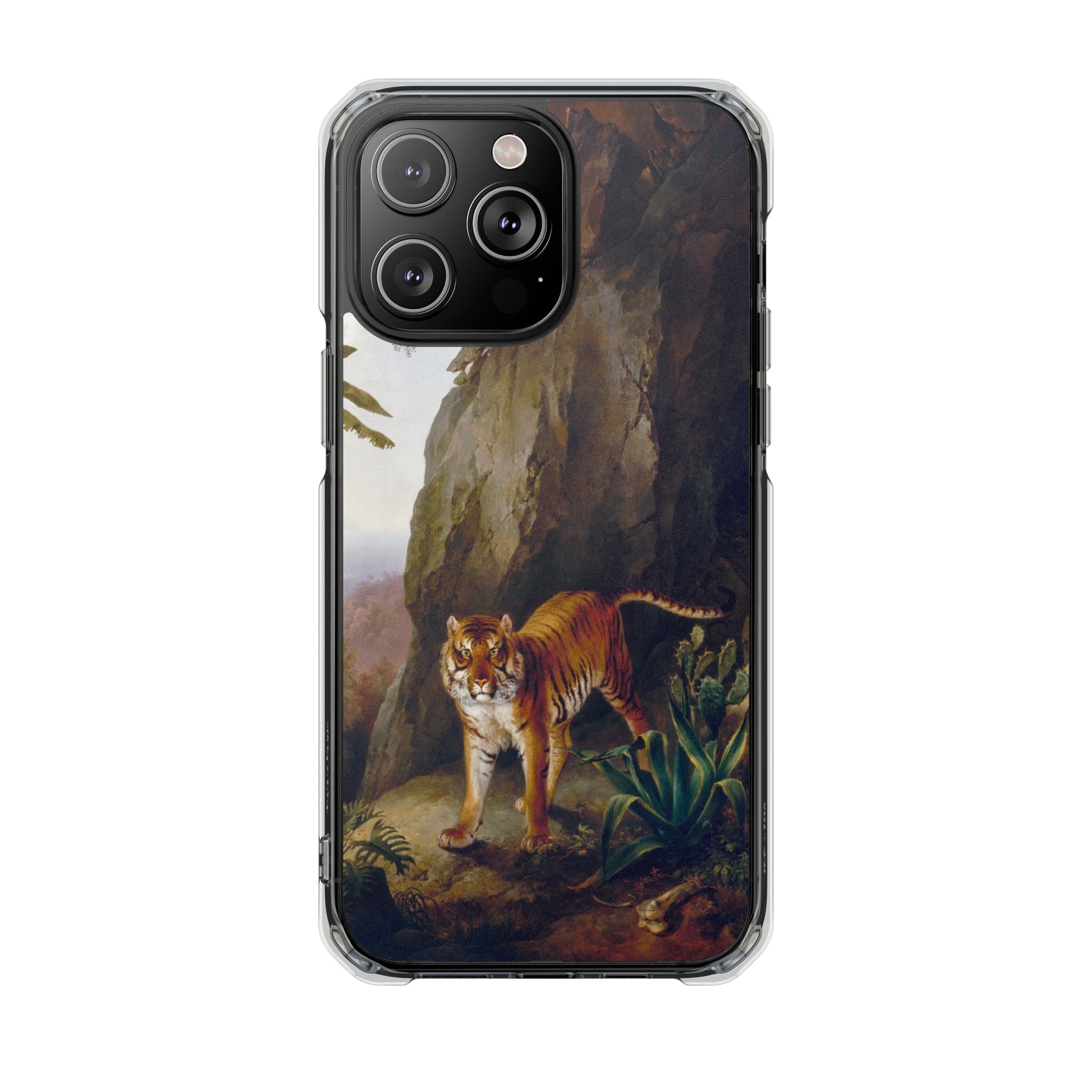 Tiger in a Cave (ca. 1814) - Magnetic Clear Impact Case